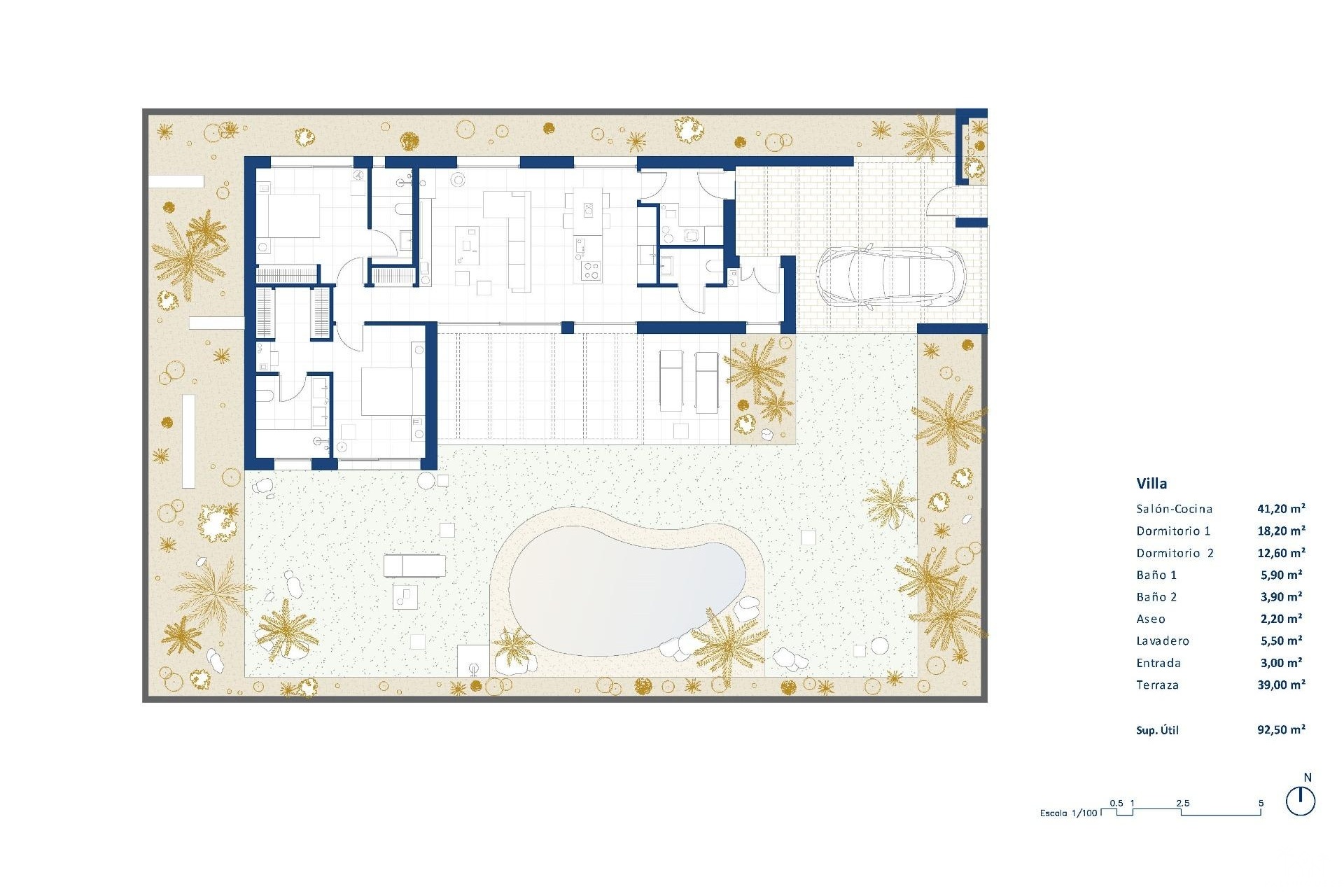 Nueva construcción  - Villa - Baños y Mendigo - Altaona Golf