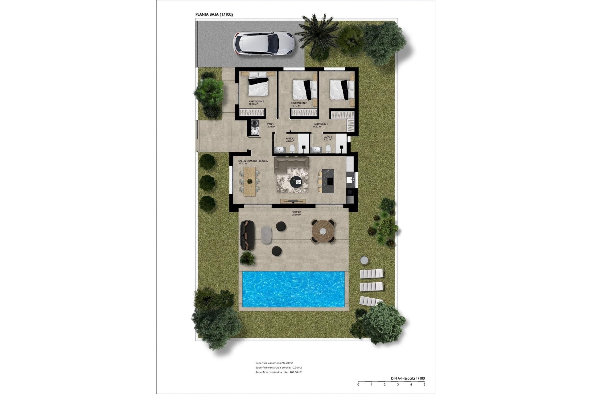 Nueva construcción  - Villa - Hondón de las Nieves - Urbaniz La Montañosa