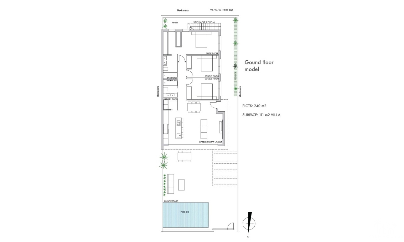 Nueva construcción  - Villa - Los Alcazares - Serena Golf