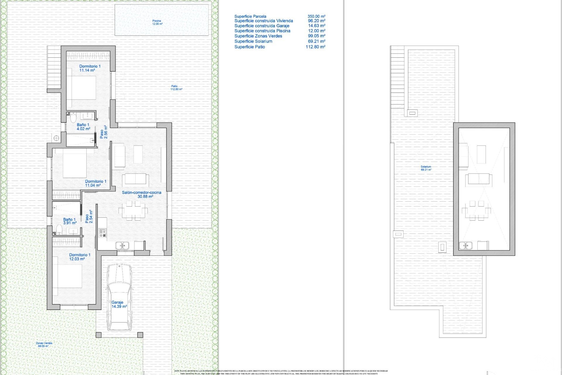 Nueva construcción  - Villa - Los Alcazares - Serena Golf