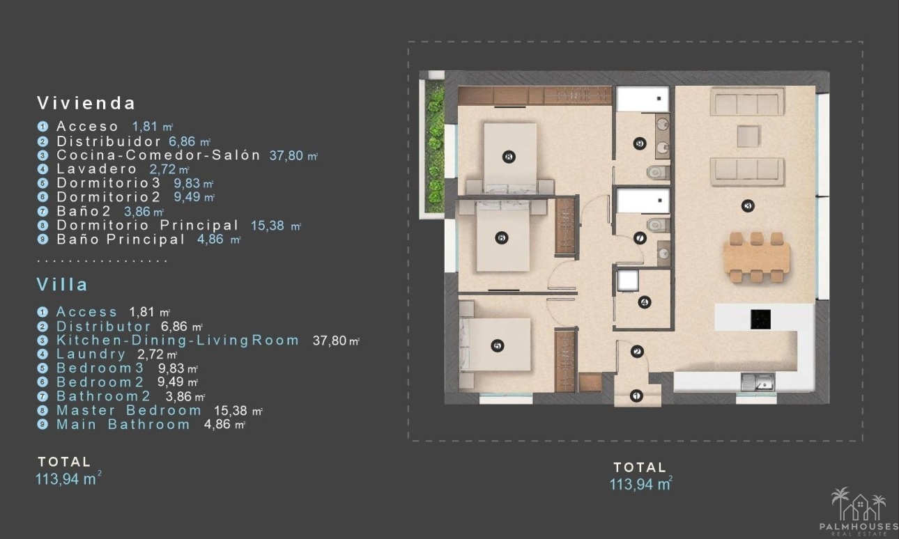Nueva construcción  - Villa - Orihuela Costa - Las Filipinas