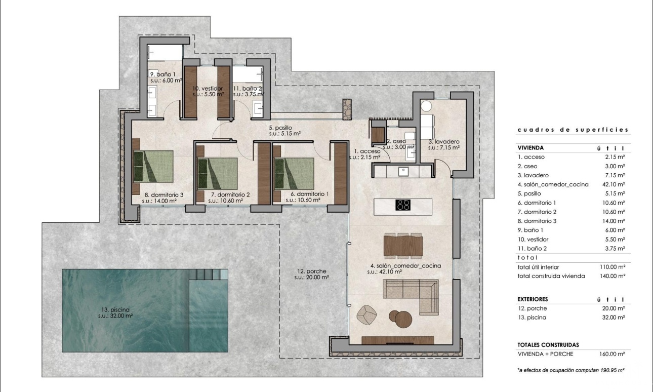 Nueva construcción  - Villa - Pinoso - Lel