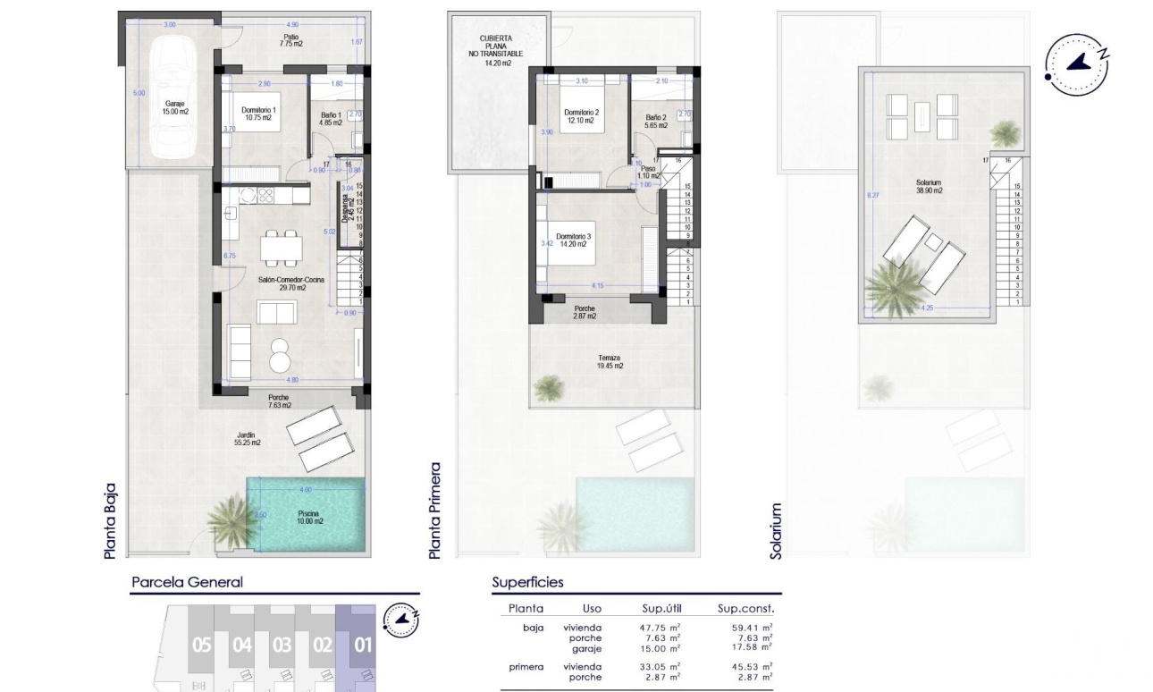 Nueva construcción  - Villa - San Pedro del Pinatar - Polideportivo