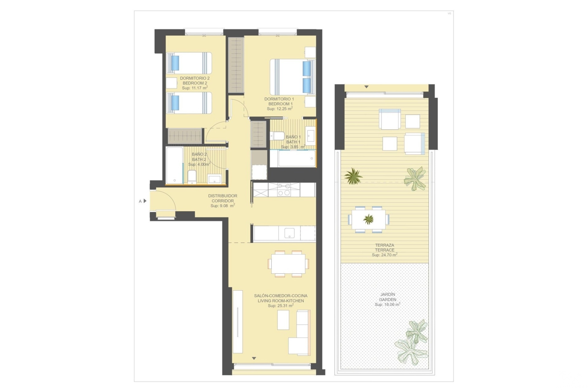 Resale - Apartments - Orihuela - Campoamor