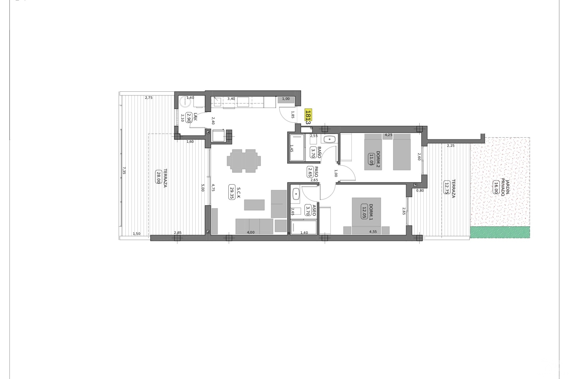Revente - Apartment - Algorfa - Campo de golf
