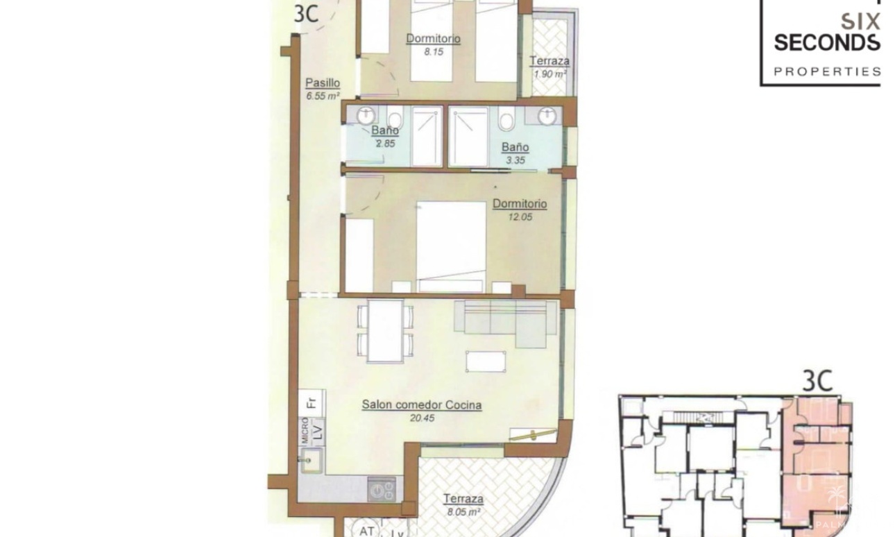 Venta - Apartment - Torrevieja - Playa del cura