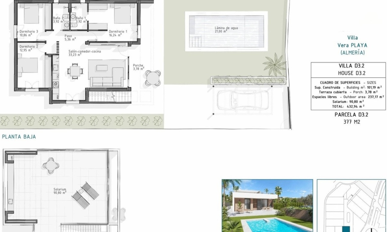 Venta - Villa - Vera Playa