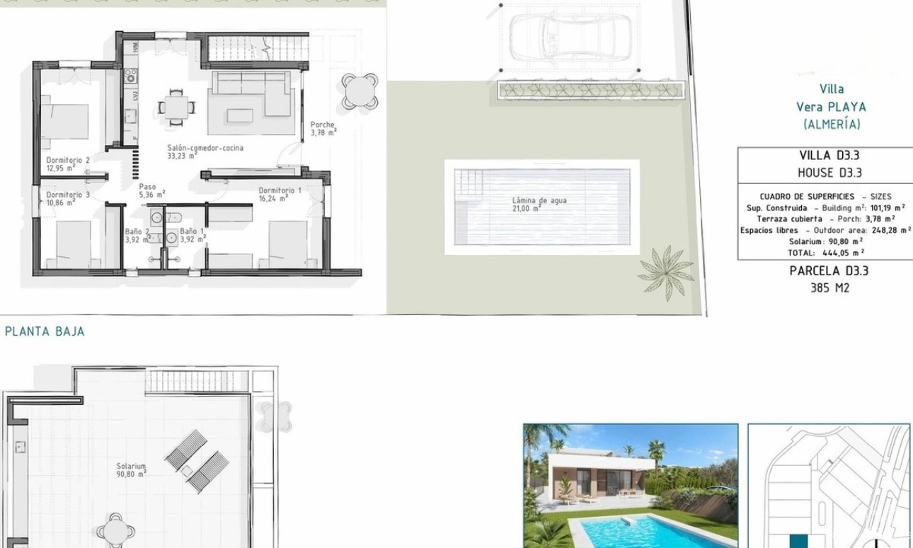 Venta - Villa - Vera Playa