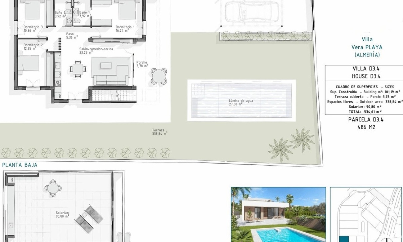 Venta - Villa - Vera Playa