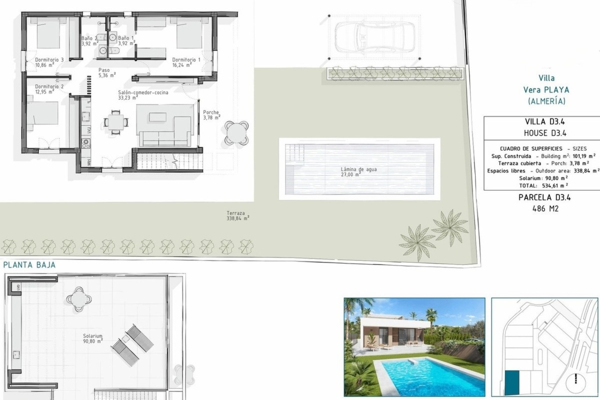 Venta - Villa - Vera Playa