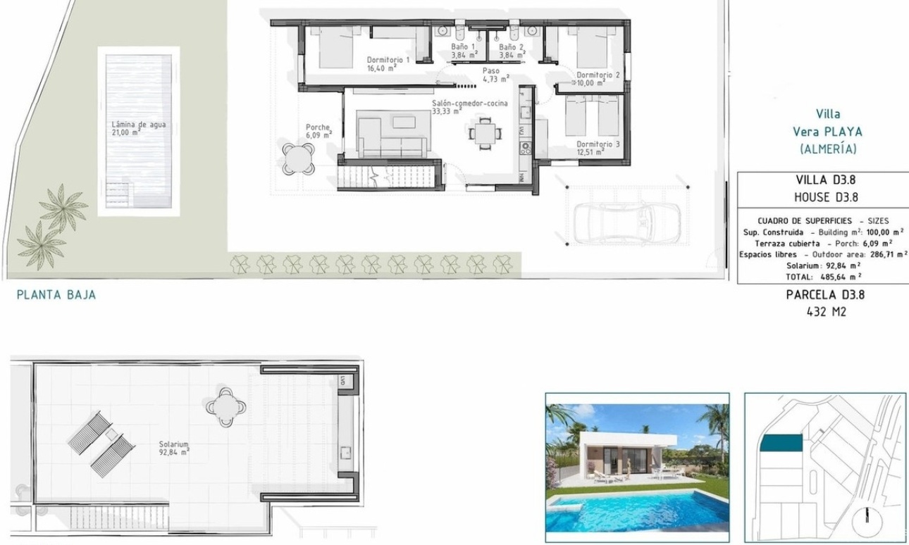 Venta - Villa - Vera Playa