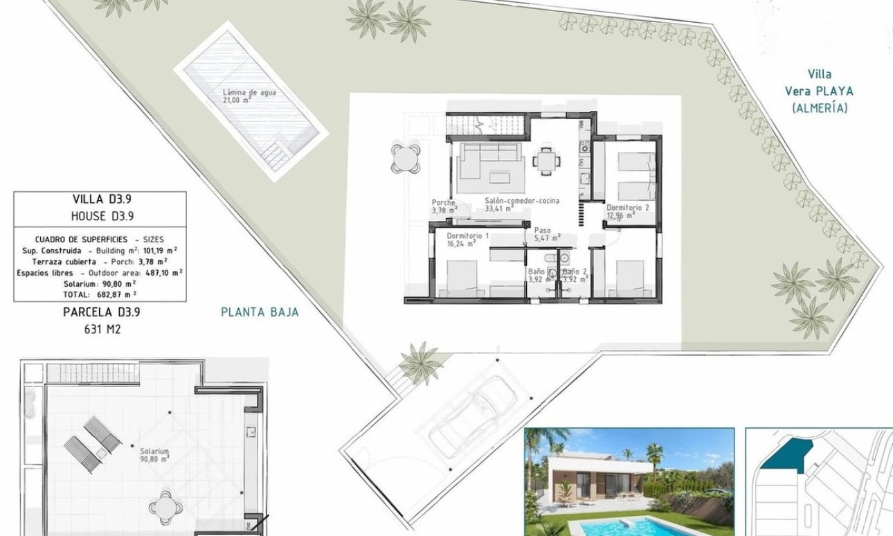 Venta - Villa - Vera Playa