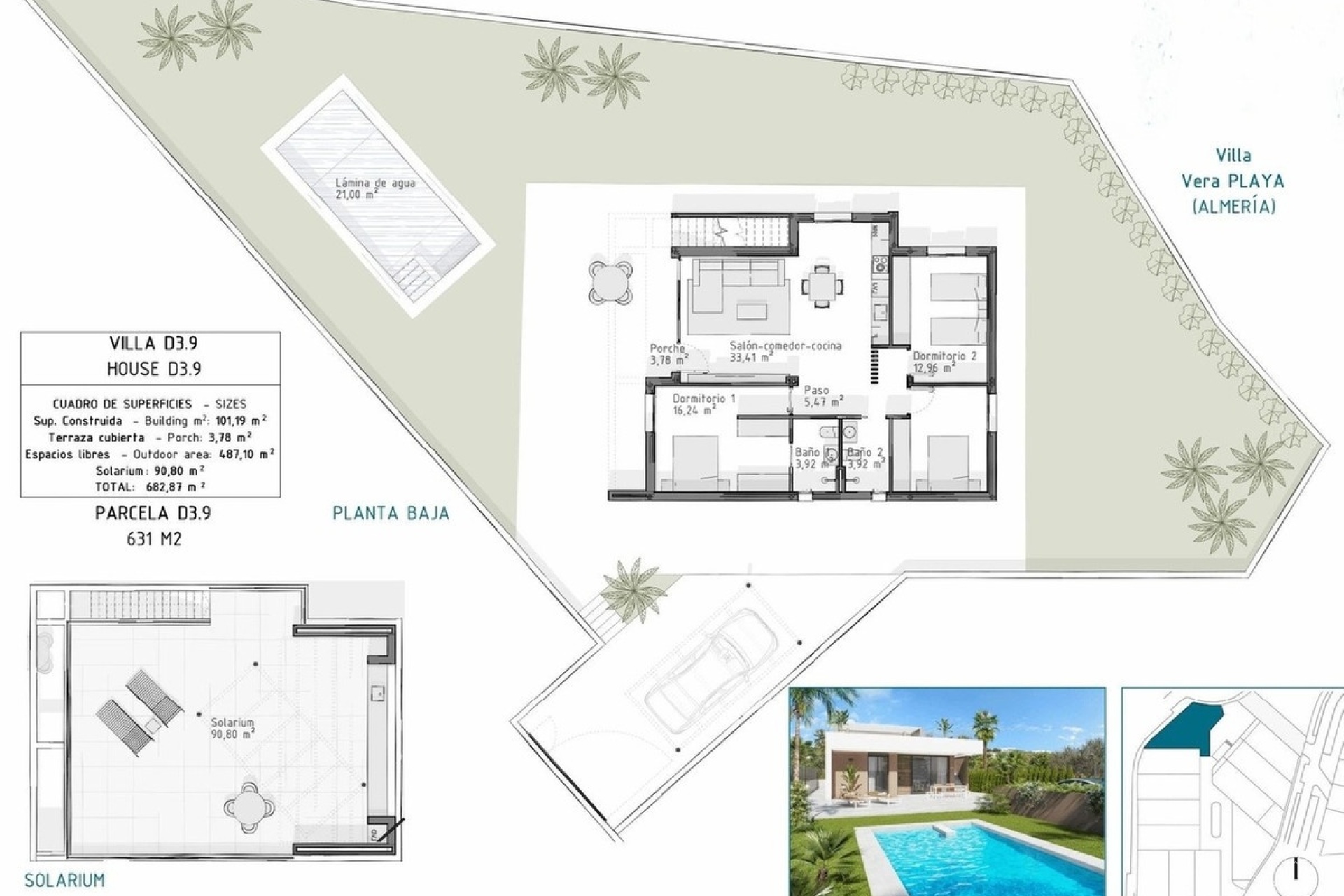 Venta - Villa - Vera Playa