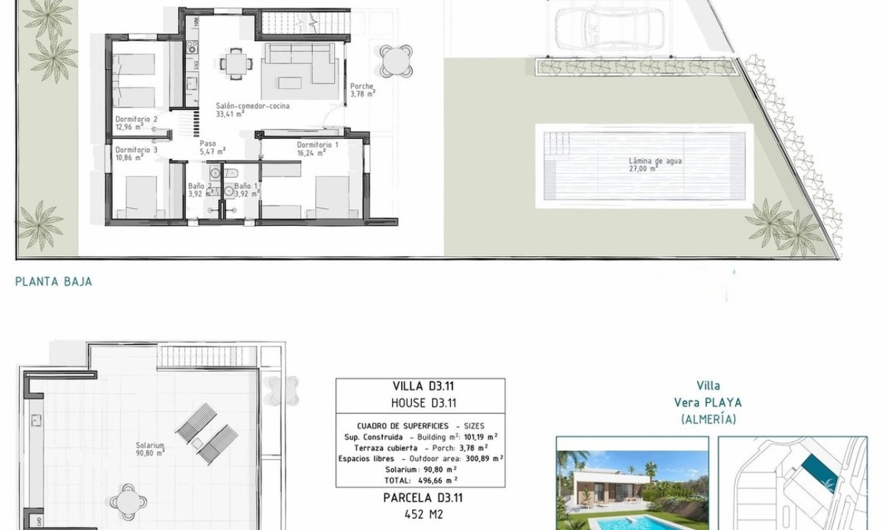 Venta - Villa - Vera Playa