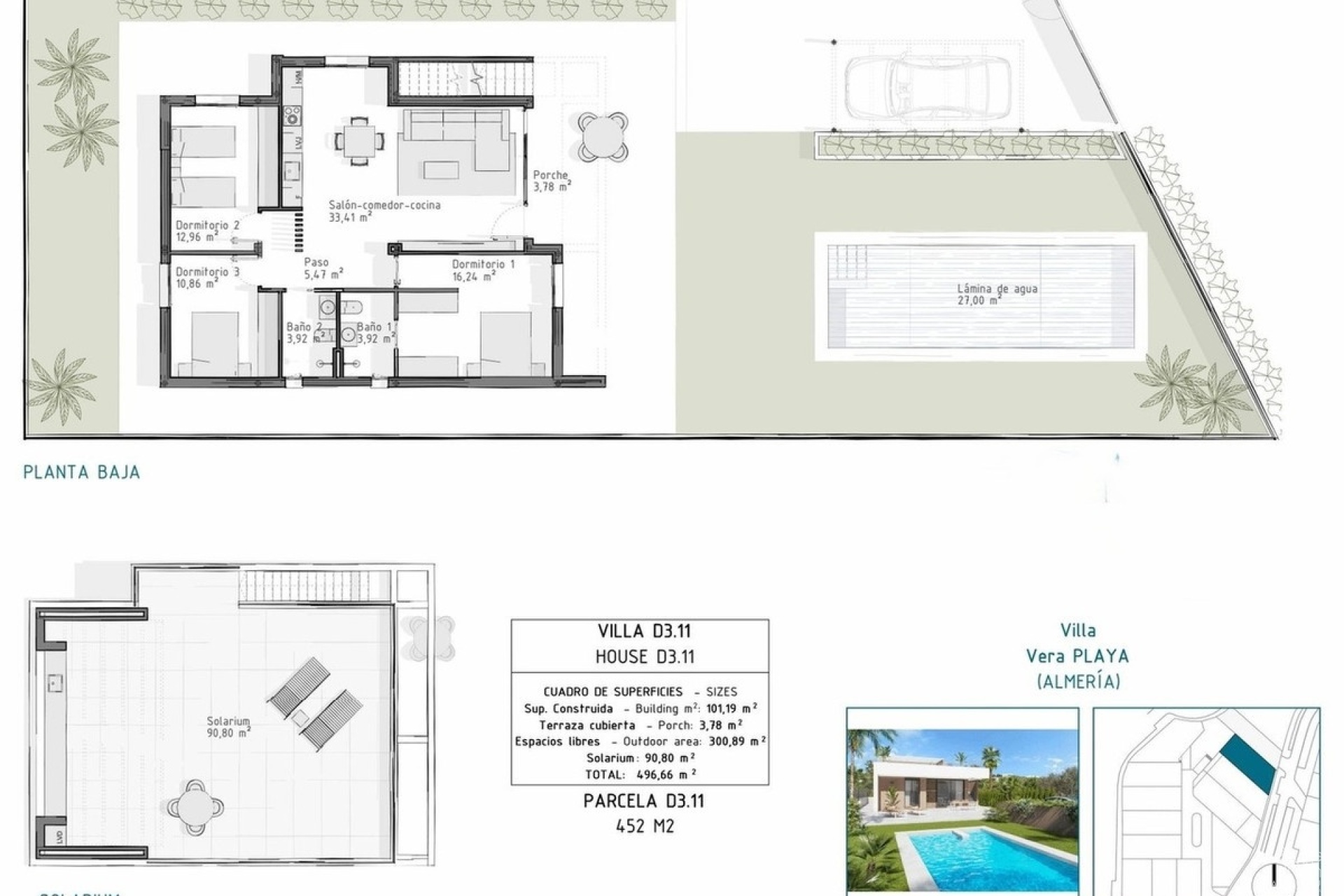 Venta - Villa - Vera Playa