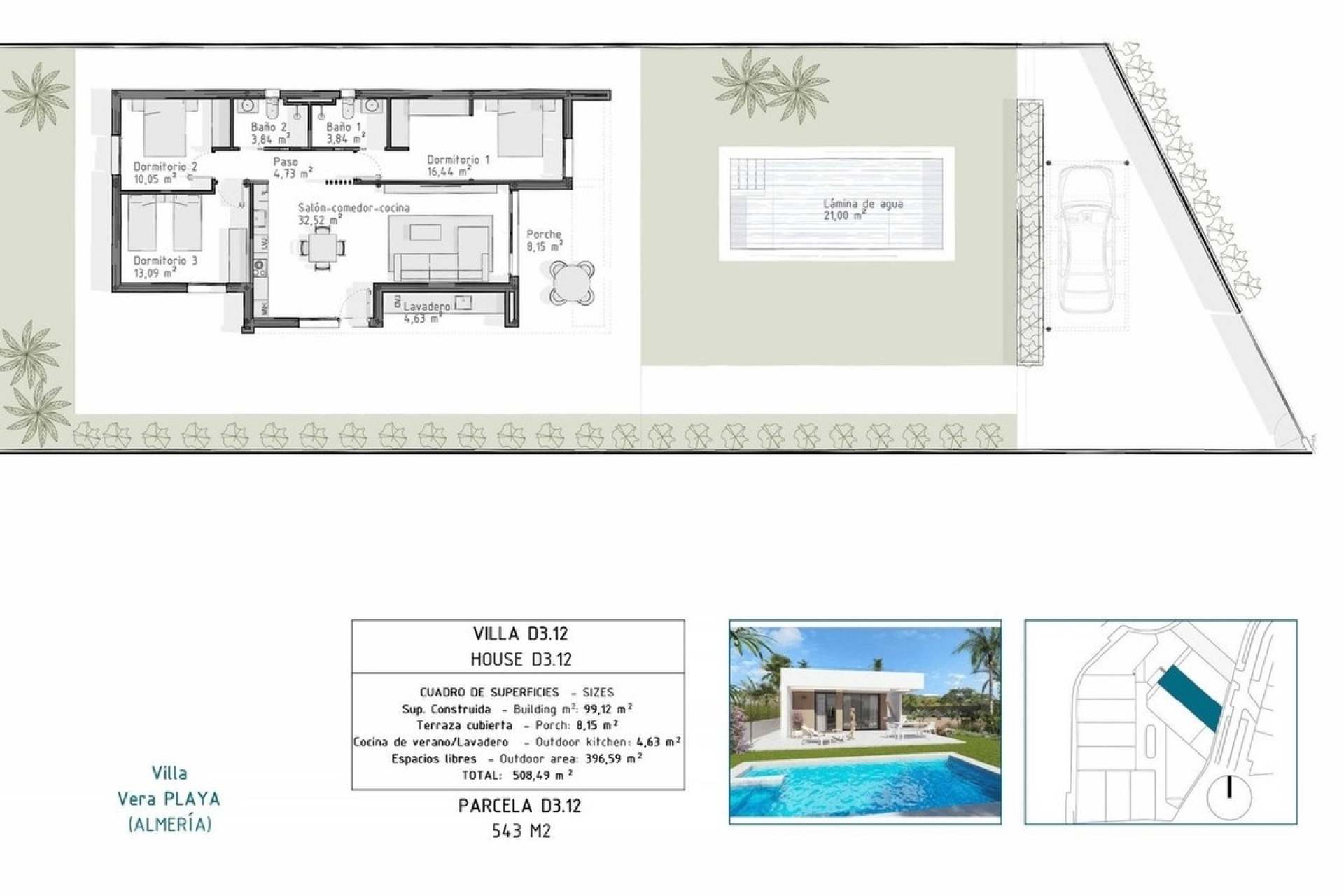 Venta - Villa - Vera Playa
