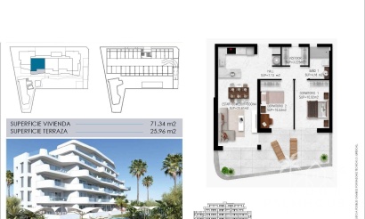Nouvelle construction - Apartment - Pilar de La Horadada - Mil Palmeras