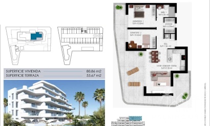 Nouvelle construction - Apartment - Pilar de La Horadada - Mil Palmeras