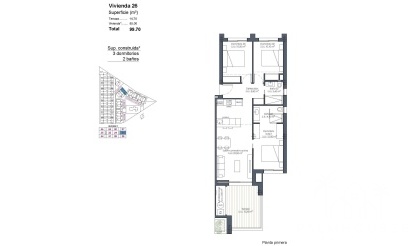 Nouvelle construction - Apartment - Los Alcazares - Serena Golf