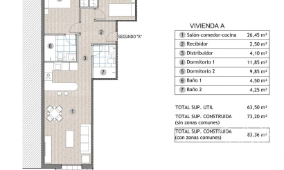 Nouvelle construction - Apartment - Puerto de Mazarron - Playa del Puerto