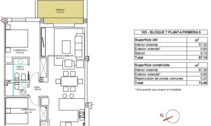 Nouvelle construction - Apartment - Vera - El Playazo