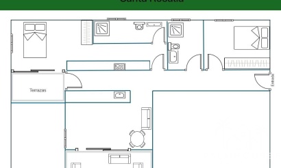Herverkoop - Appartement - Los Alcazares - Dolores De Pacheco-santa Rosalía