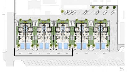 Nieuwbouw - Villa - Mar de Cristal - Los Nietos