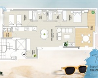 Nieuwbouw - Appartement - La Manga del Mar Menor - La Manga