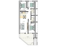 Nieuwbouw - Appartement - Roldán